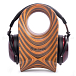 Headphone stand Dr.Head Under Wood Typhoon 1 Orange Black - img.5