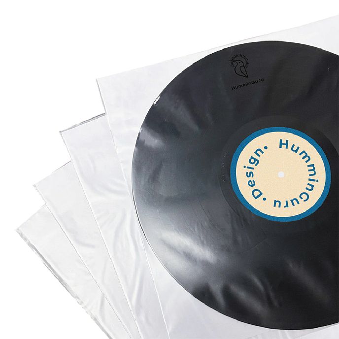 Vinyl Record inner sleeves HumminGuru 12" Premium Inner Record Sleeves (50 pack) - img.0