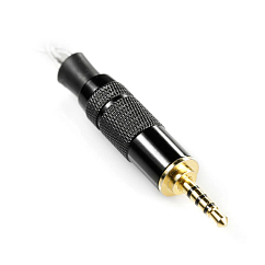 Cable 64 Audio Premium 8-Braid Cable Non-Recessed Silver 2.5mm