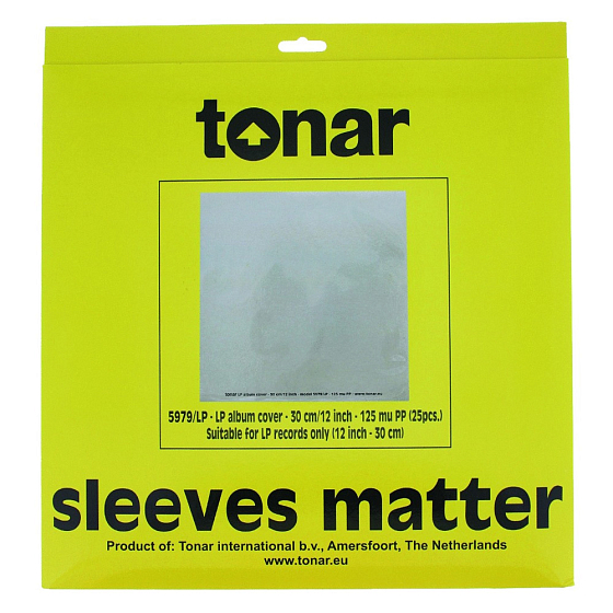 Vinyl Record inner sleeves Tonar LP 12 PLASTIPAP INNER SLEEVES 6/PLY - img.0