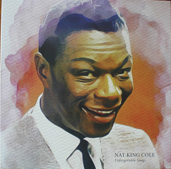 Vinyl Record Nat King Cole – Unforgettable Songs - Blue Marbled - LP