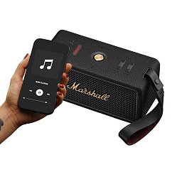 Portable speaker Marshall Middleton II Black & Brass