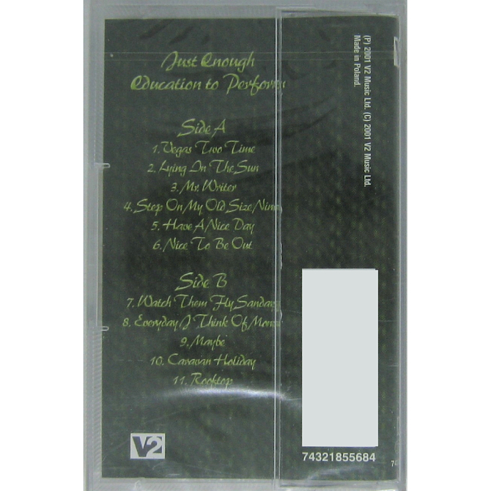 Сassette Tape Stereophonics - Just Enough Education To Perform - img.3