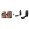 KEF LSX II Soundwave + KEF B1 Wall Bracket Black