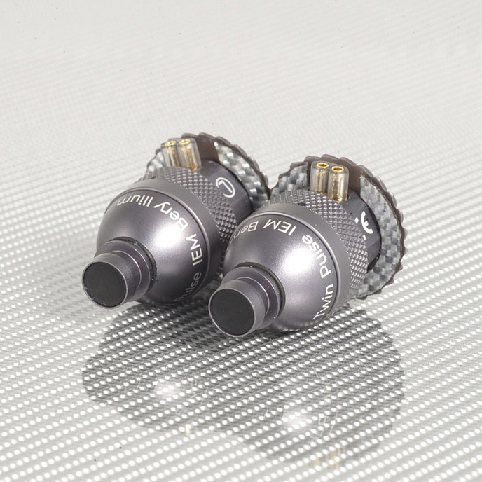 High End headphones Spirit IEM Twin Pulse Beryllium Grey - img.2