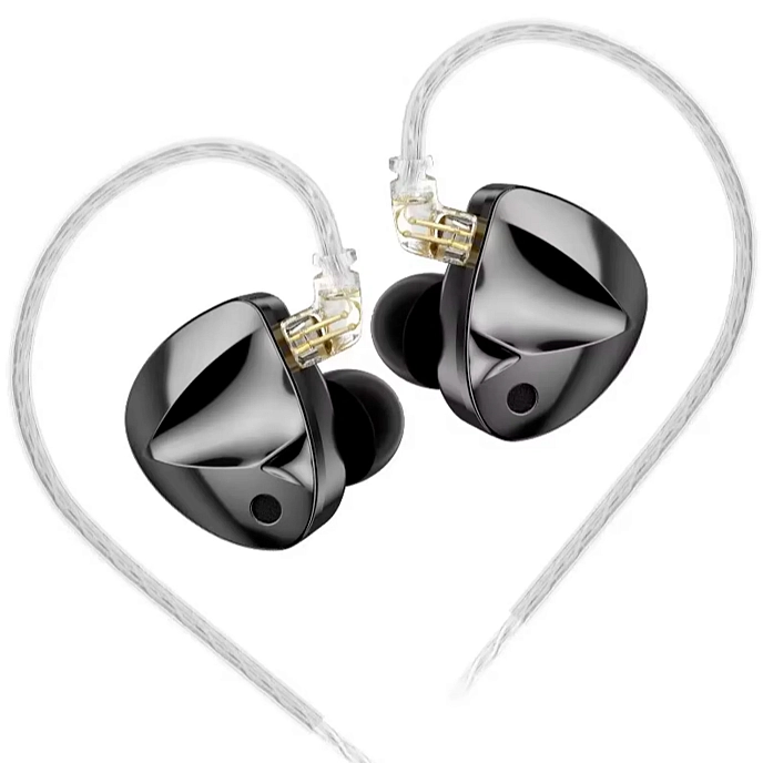 In-ear headphones KZ D-Fi no switch/with Mic Black - img.1