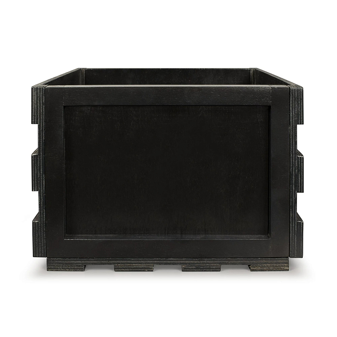 Vinyl Storage Box Crosley Record Storage Crate Black - img.2