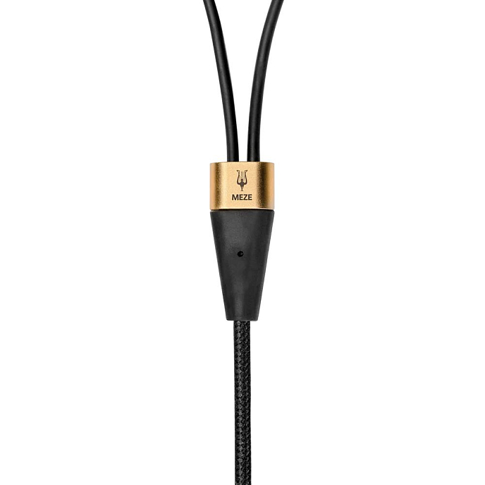 Cable Meze Mono Standard 3.5mm with Mic Black Gold 1.2m - img.1