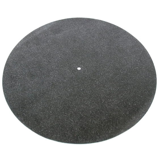 Turntable mat Tonar Leather Turntable mat black - img.0