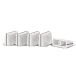 DJ set Reloop Fader Cap Set White - img.1