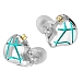 - img.1 In-ear headphones KZ ESX with Mic Silver - img.1
