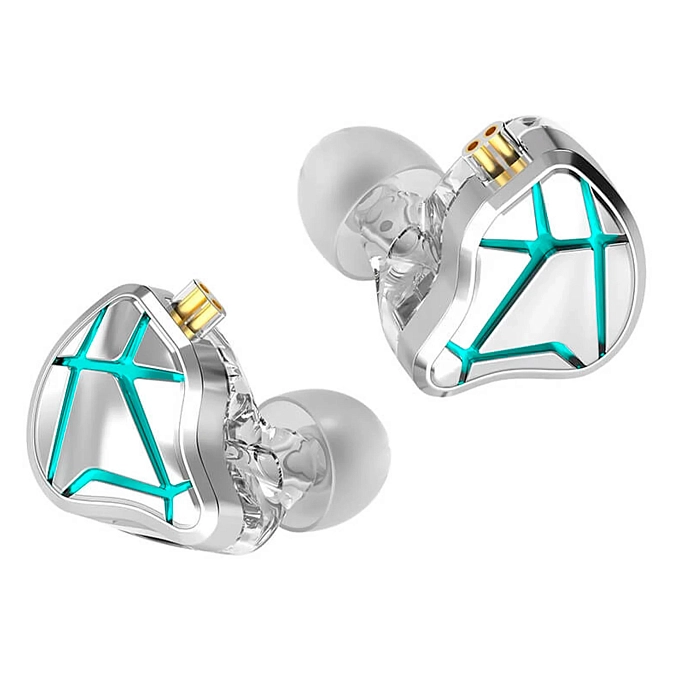 In-ear headphones KZ ESX with Mic Silver - img.1