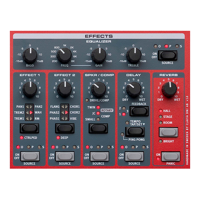 Synthesizer Clavia Nord Electro 6D 73 Red - img.2