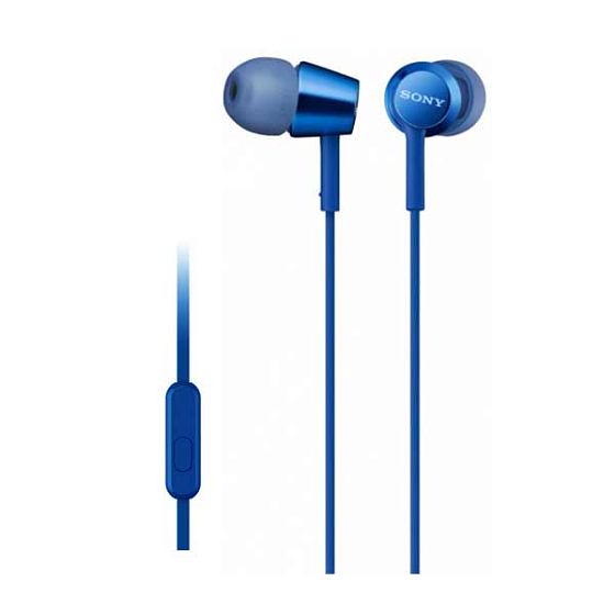 In-ear headphones Sony MDR-EX155AP Blue - img.0