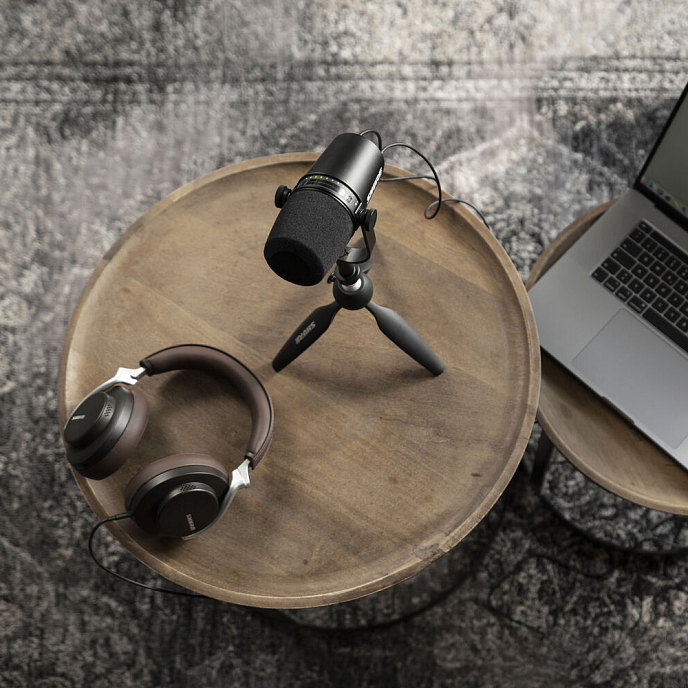 Microphone for streaming and gaming Shure MV7 Podcast Kit - img.7