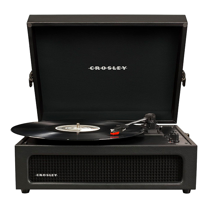 Turntable Crosley Voyager Portable With Bluetooth Out Black - img.0