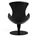 Listening Chair Bruunmunch Lobster Black Powder Coated Base Fully Upholstered Black / Red Vidar - img.6