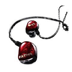 In-ear headphones FATfreq Scarlet Mini Universal Red
