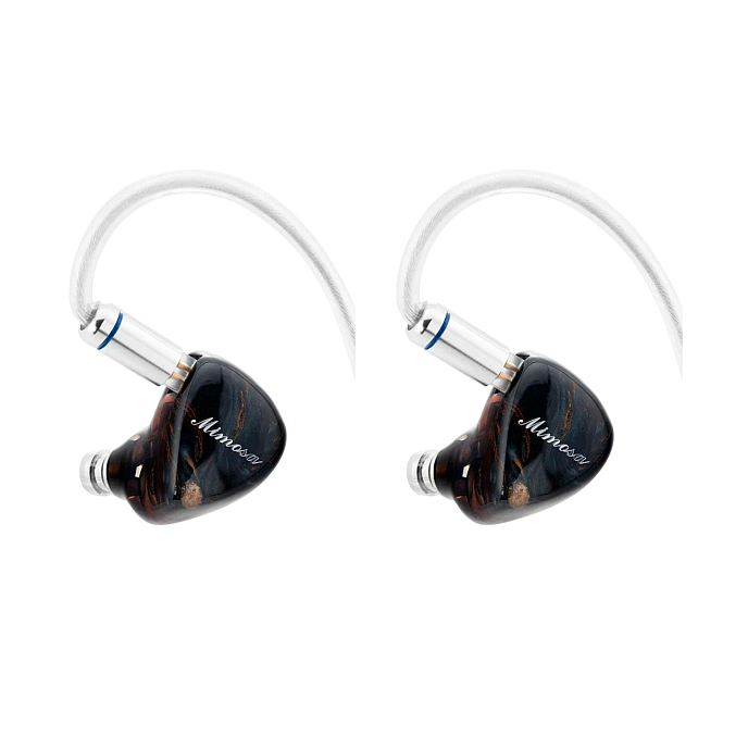 In-ear headphones Queen Of Audio Mimosa Woodgrain Brown 4.4mm - img.0