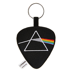 Souvenir Pyramid Pink Floyd Dark Side Of The Moon (Woven Keychain) Black