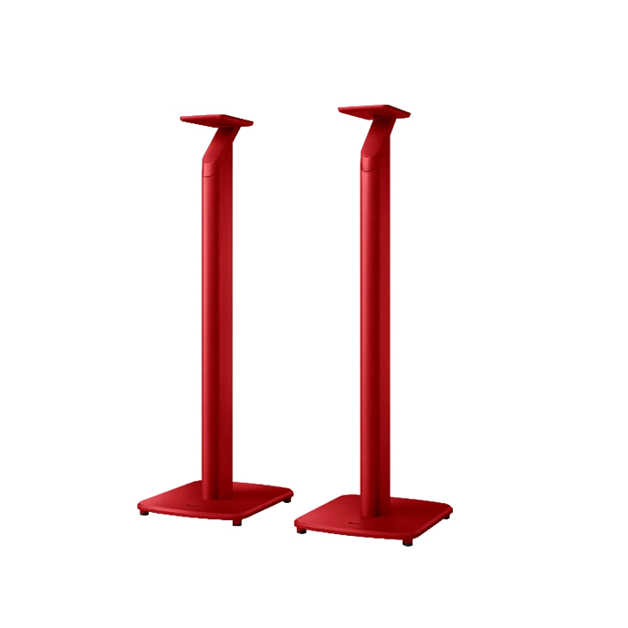 Kit KEF LSX II Soundwave + KEF S1 Floor Stand Crimson Red - img.4