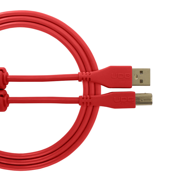 Cable UDG Ultimate Audio Cable USB-A - USB-B 2m Red - img.0