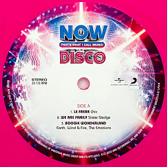 Vinyl Record Various Artists - Now Thats What I Call Music! Disco (Hot Pink) - 2LP