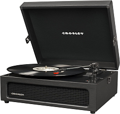 Turntable Crosley Voyager Portable With Bluetooth Out Black