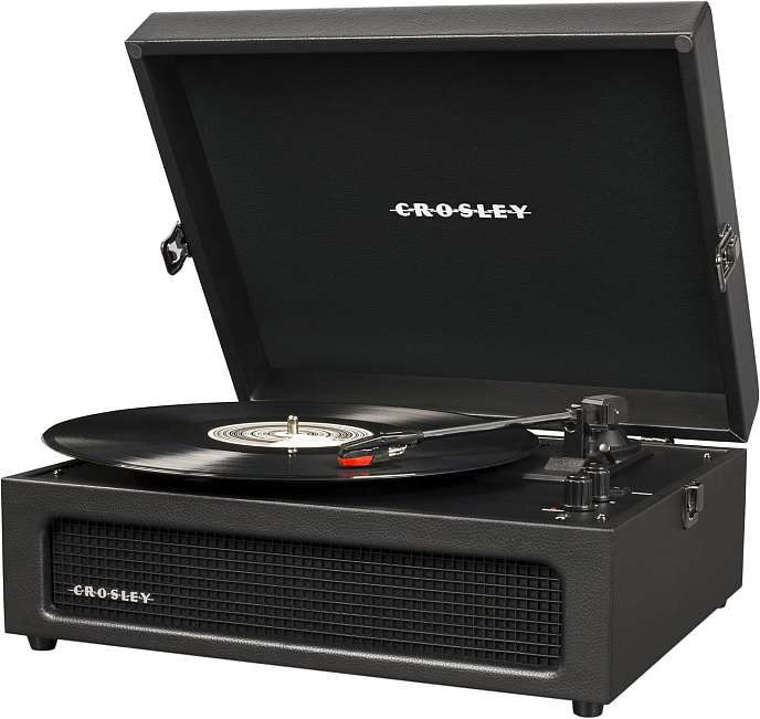 Turntable Crosley Voyager Portable With Bluetooth Out Black - img.1