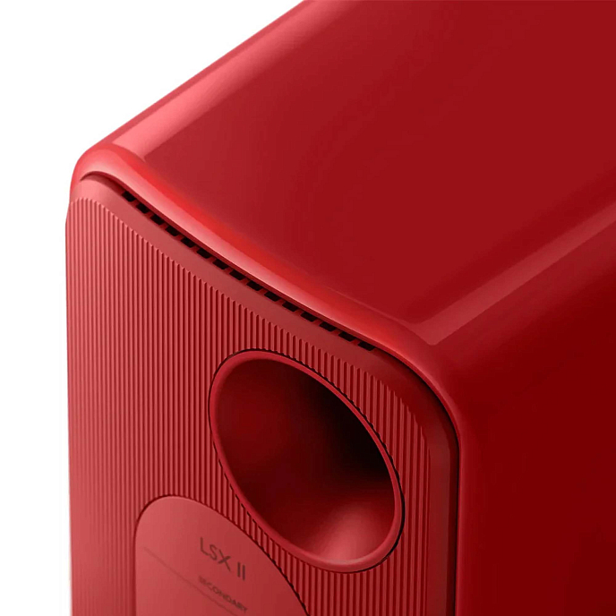 Kit KEF LSX II Lava Red + KEF S1 Floor Stand Cobalt Blue - img.5