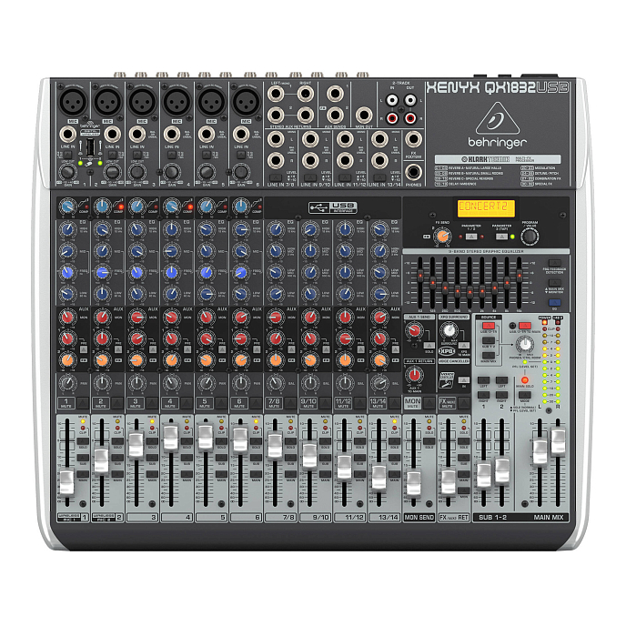 Mixing console Behringer Xenyx QX1832USB Grey - img.0