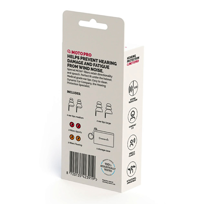 Motorcycle Earplugs Crescendo Moto Pro Eco Box - img.2