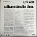 Vinyl Record John Coltrane - Plays The Blues (Analogue) LP - img.1