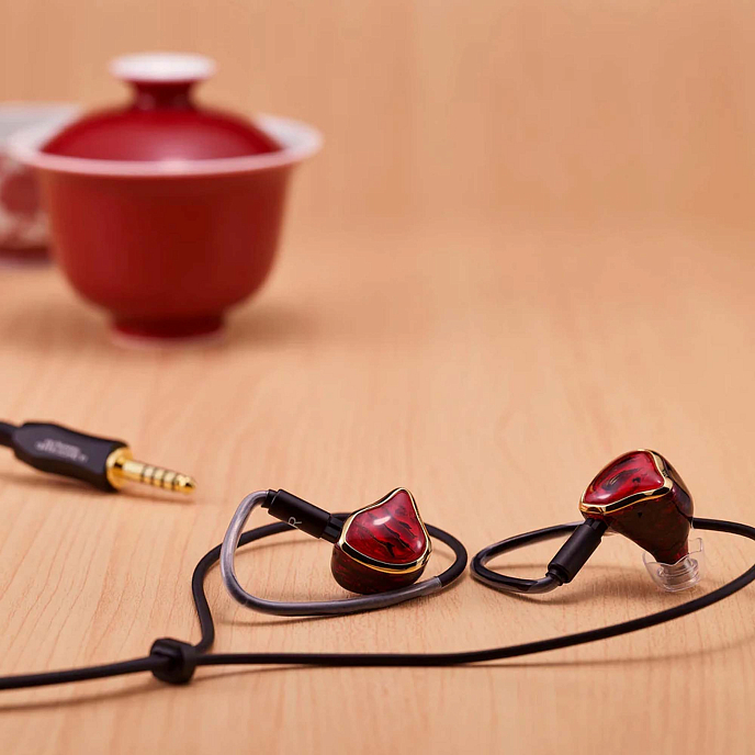 In-ear headphones Unique Melody MEST MKIII Universal Red 4.4 mm - img.6
