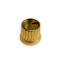 DJTT Chroma Caps Fatty Knob (Plastic) Chrome Gold