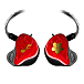 Headphones FATfreq Sakura Universal Red - img.0
