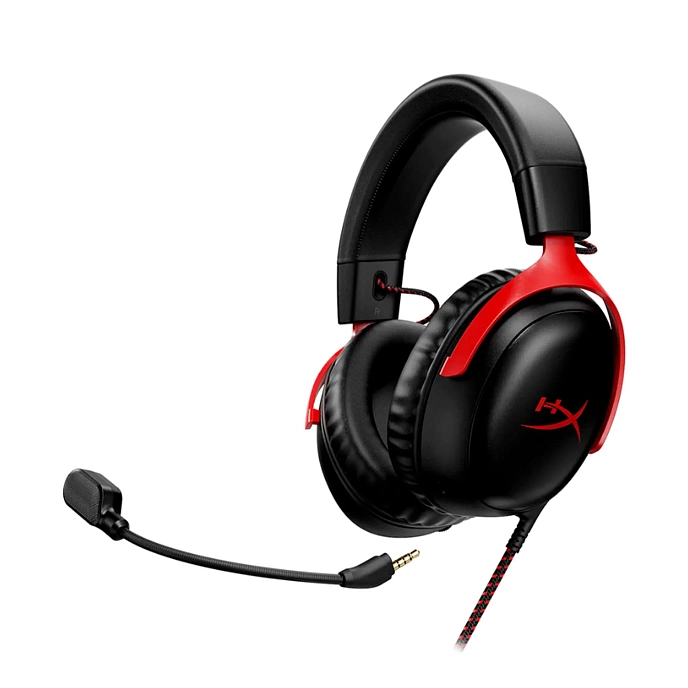 Gaming headset HyperX Cloud III Black Red - img.3