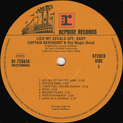 Vinyl Record Captain Beefheart & The Magic Band - Lick My Decals Off, Baby (RSD) - 2LP