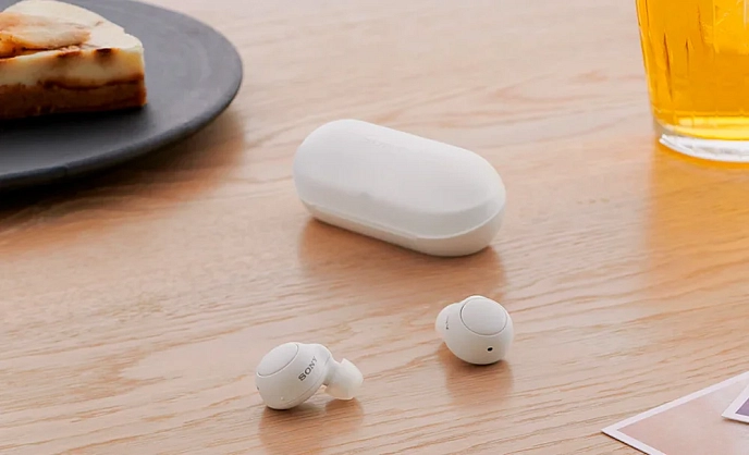 Wireless Headphones Sony WF-C500 White - img.5