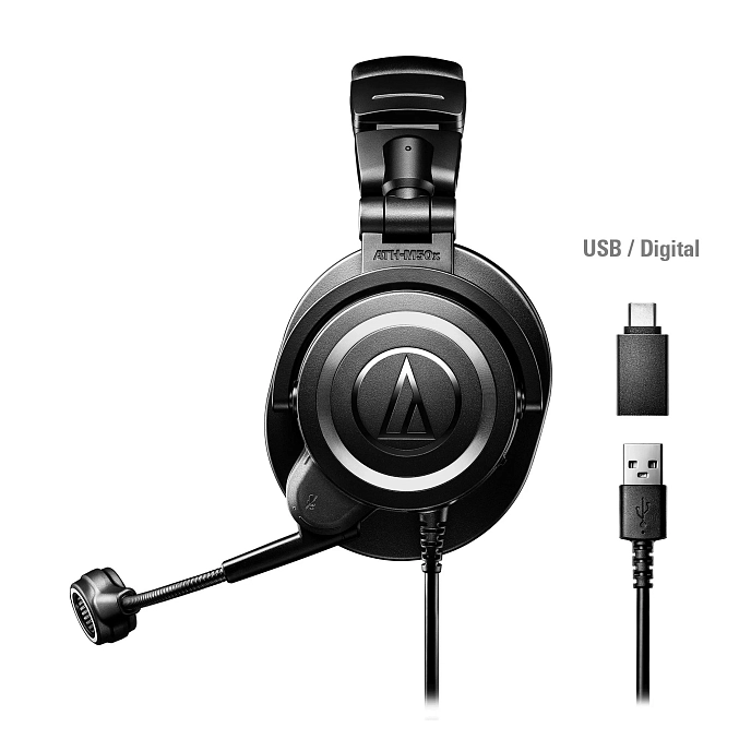 Gaming headset Audio-Technica ATH-M50xSTS-USB Black - img.1
