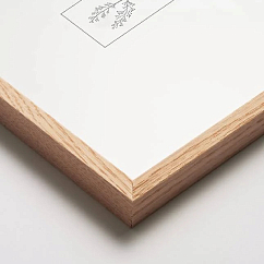 Souvenir Pyramid Frame 50x70cm Seattle Wood Grain