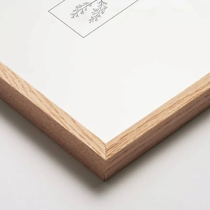 Souvenir Pyramid Frame 50x70cm Seattle Wood Grain - img.1