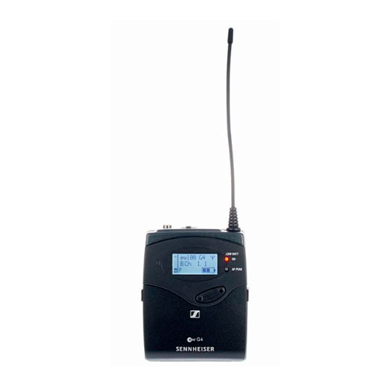 Radio transmitter Sennheiser SK 100 G4-B - img.0