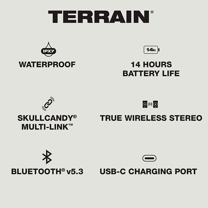 Portable speaker Skullcandy Terrain XL Bone Orange Glow - img.4