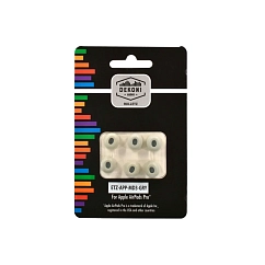 Eartips Dekoni Audio Bulletz for the Apple Airpods Pro Medium 3 Pack Grey