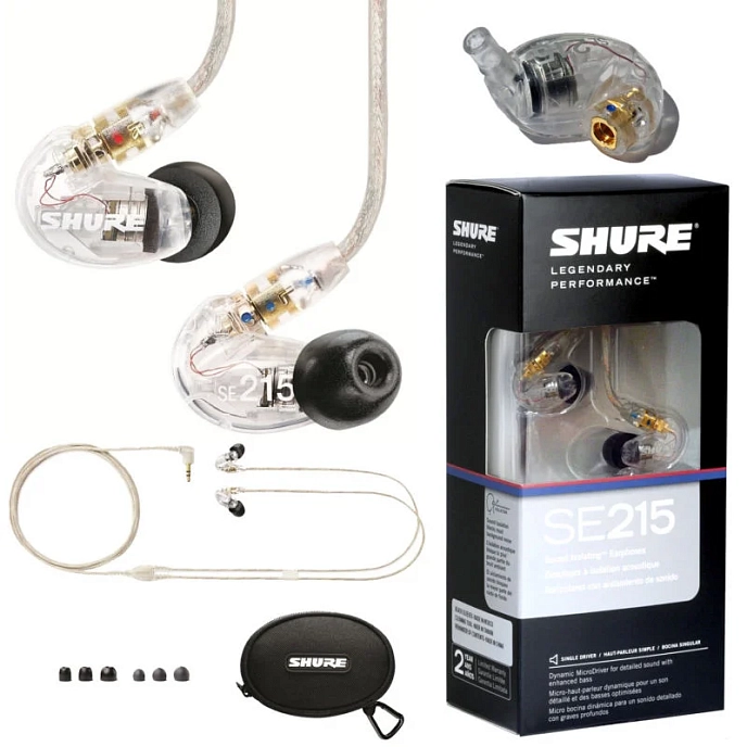 IEMs headphones Shure SE215 Clear - img.8