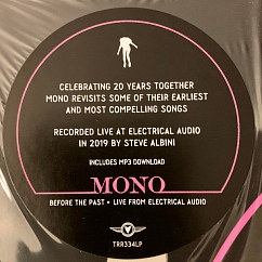 Vinyl Record Mono – Before The Past, Live From Electrical Audio (Crystal Clear With Pink Smoke) LP