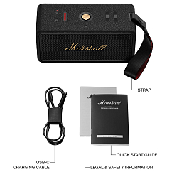 Portable speaker Marshall Middleton II Black & Brass