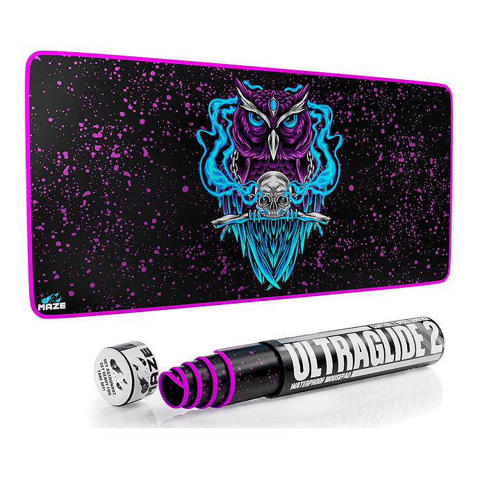 Mouse pad Maze NIGHT OWL-B Black 2XL - img.0