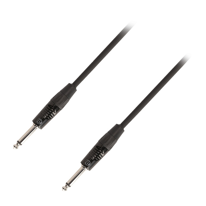 Cable Adam Hall K4IPP0300 black 6.3mm mono - 6.3mm mono 3m - img.0